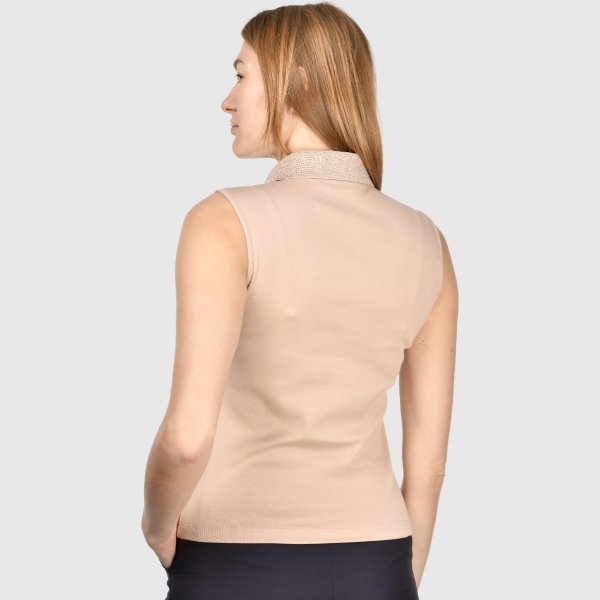 Immagine di Polo jersey senza maniche
