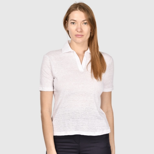 Immagine di Polo jersey skipper in puro lino