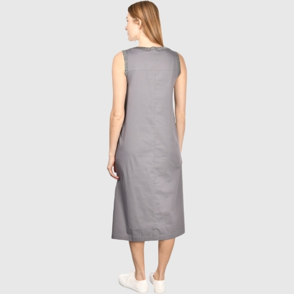 Picture of Sleeveless midi dress