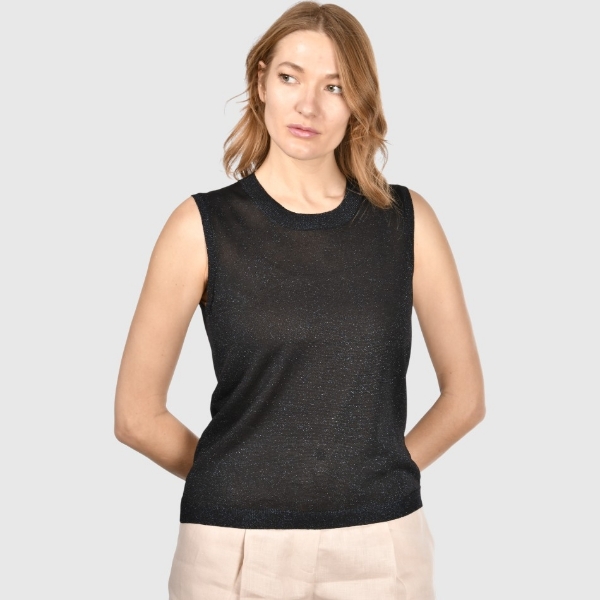 Picture of Lurex knit tank top