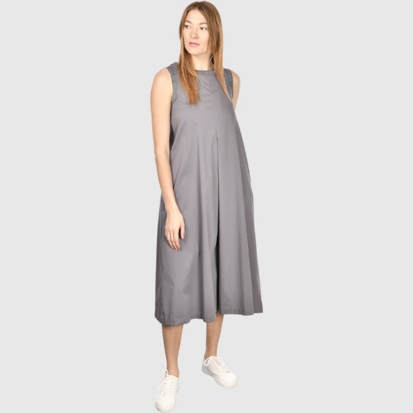 Picture of Sleeveless midi dress