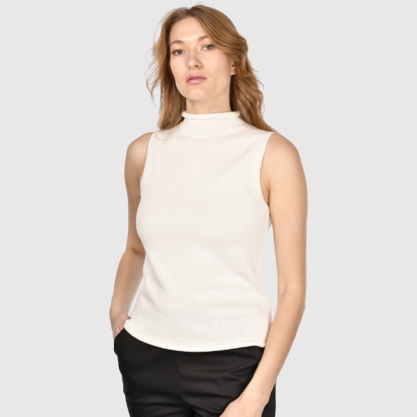 Picture of Mock neck knit tank top
