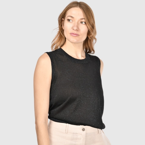 Picture of Lurex knit tank top