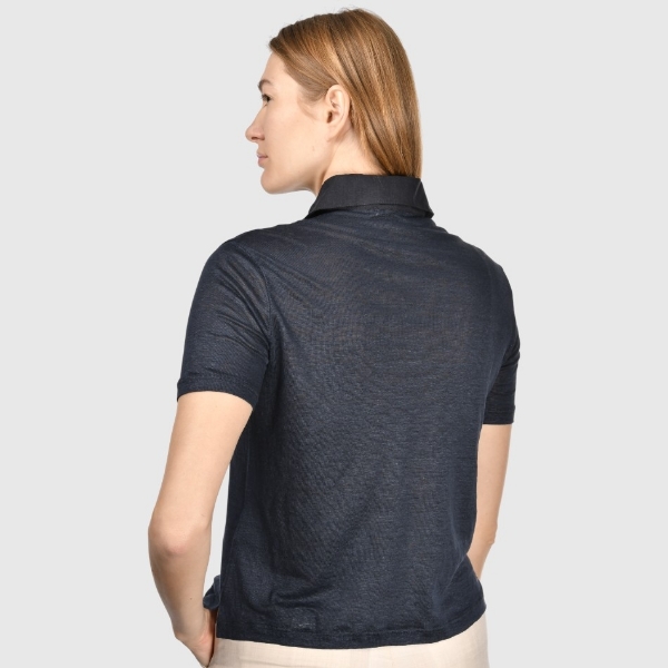 Immagine di Polo jersey skipper in puro lino
