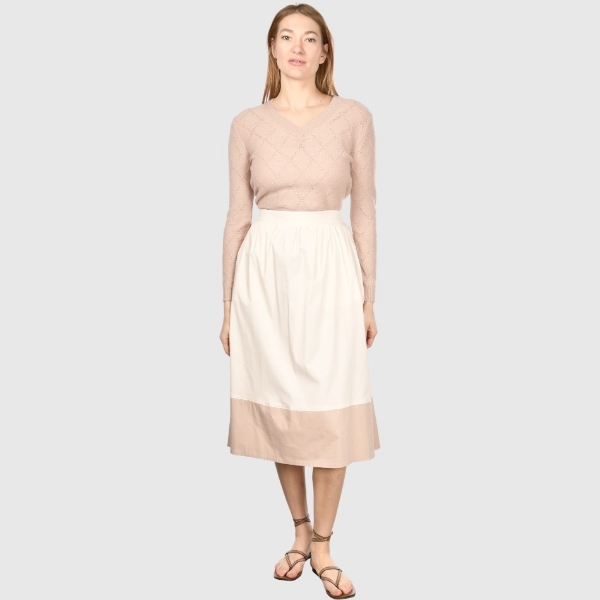 Picture of Flared midi skirt