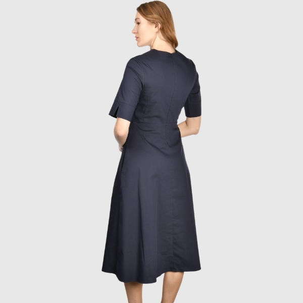 Picture of V neck midi dress