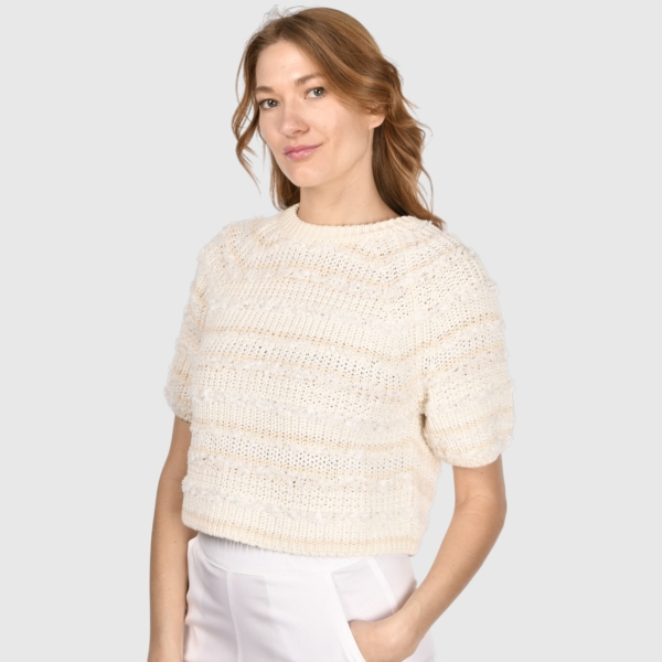 Immagine di T-shirt in maglia punto perla