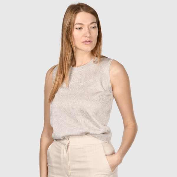 Picture of Lurex knit tank top