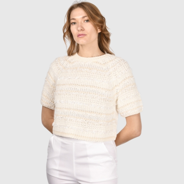 Immagine di T-shirt in maglia punto perla