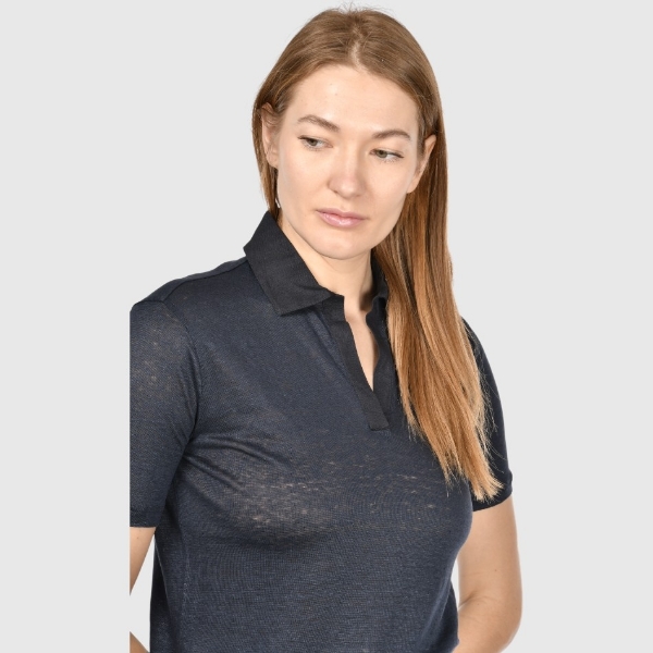 Immagine di Polo jersey skipper in puro lino