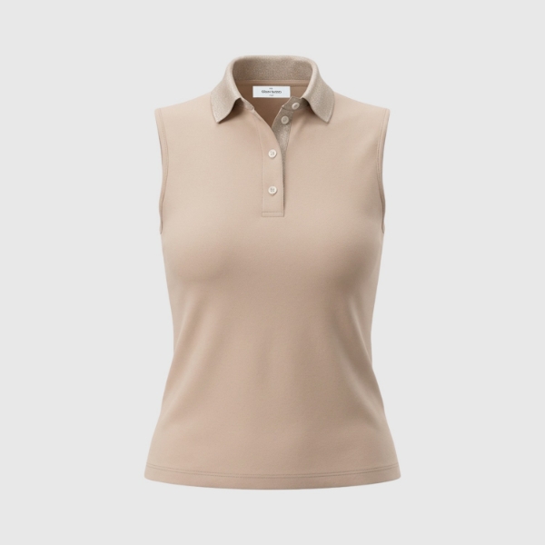 Immagine di Polo jersey senza maniche