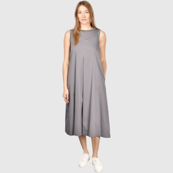Picture of Sleeveless midi dress