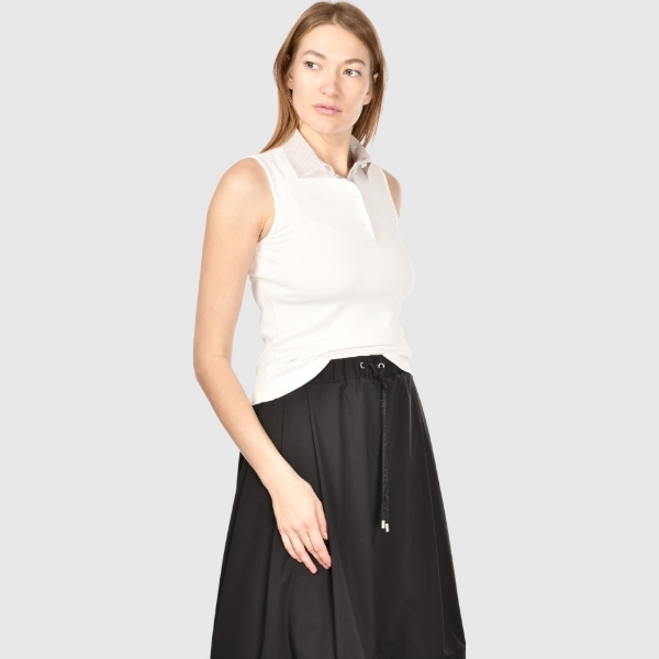 Picture of Sleeveless jersey polo