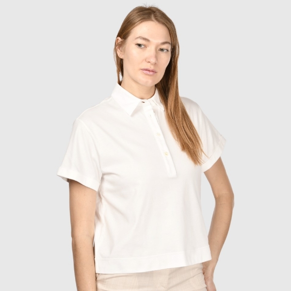 Immagine di Polo jersey con spacchetti