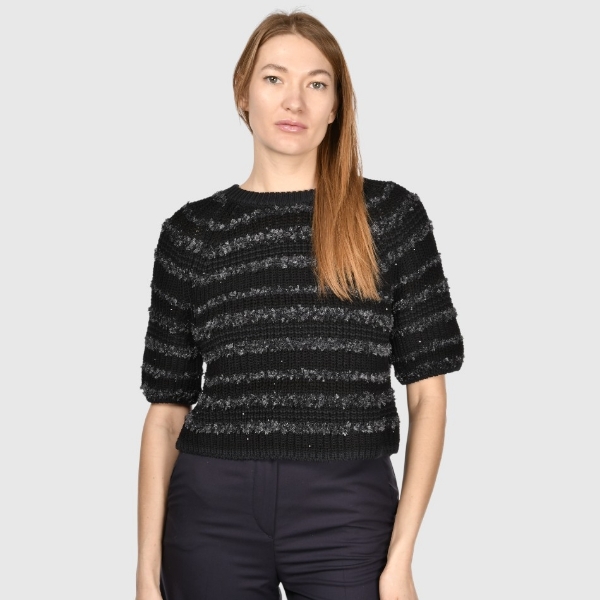 Immagine di T-shirt in maglia punto perla