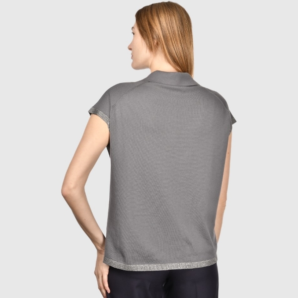 Immagine di Polo in maglia con lurex
