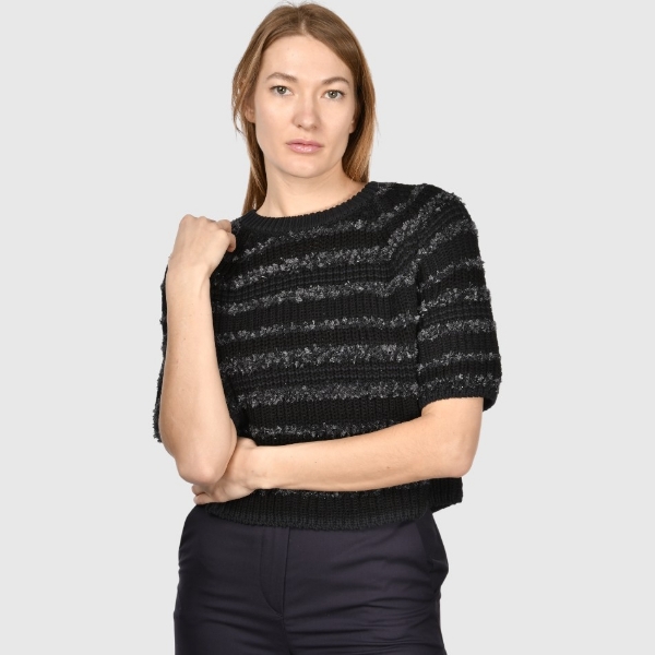 Immagine di T-shirt in maglia punto perla