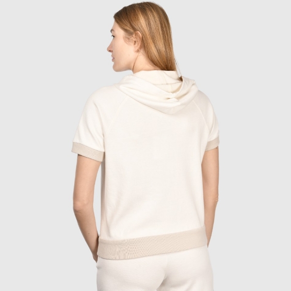 Immagine di Felpa jersey mezza manica con cappuccio
