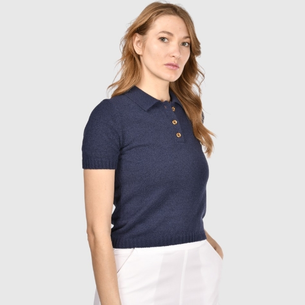 Immagine di Polo in maglia bouclè