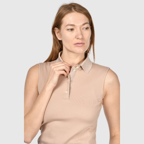 Immagine di Polo jersey senza maniche