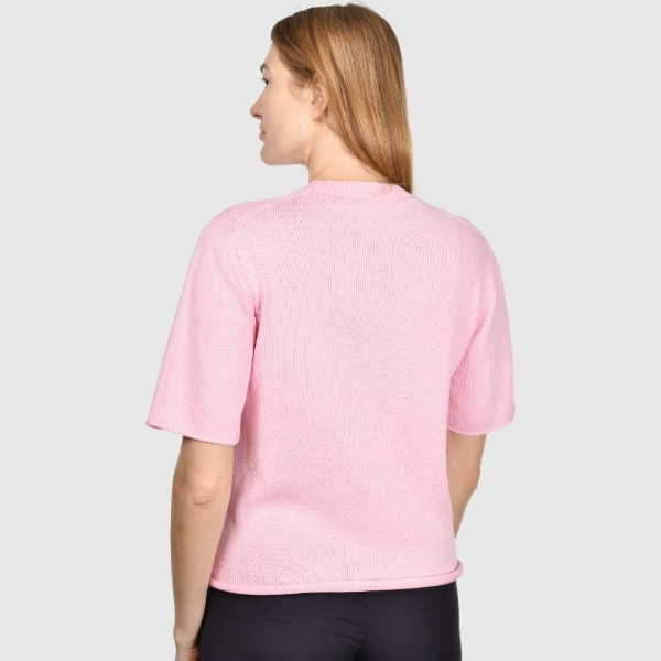Picture of Stockinette stitch two-ply knitted t-shirt