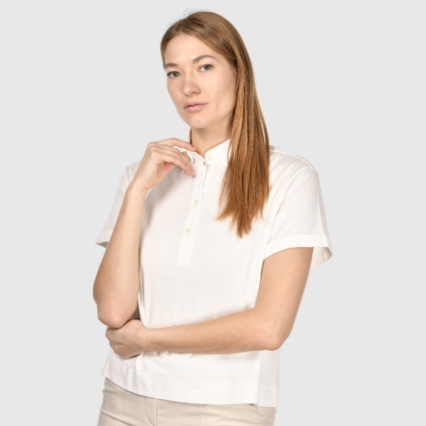Immagine di Polo jersey con spacchetti