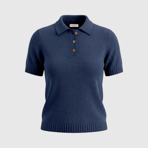 Immagine di Polo in maglia bouclè