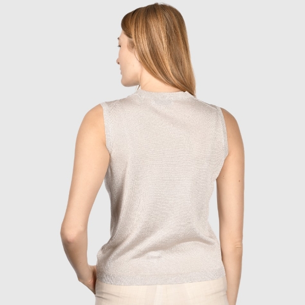 Picture of Lurex knit tank top