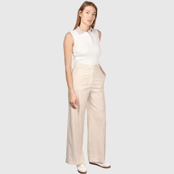 Immagine di Pantalone palazzo in fresco lana