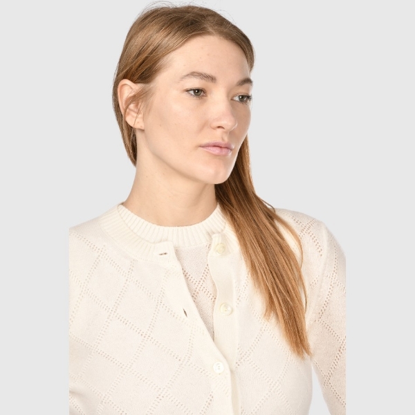 Immagine di Twin set lavorazione traforata in cashmere