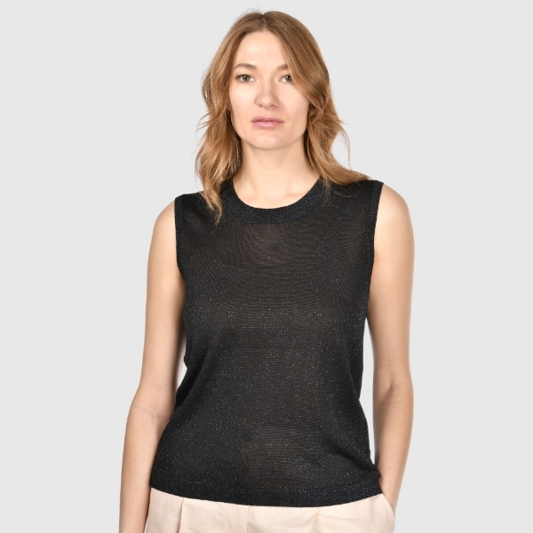 Picture of Lurex knit tank top