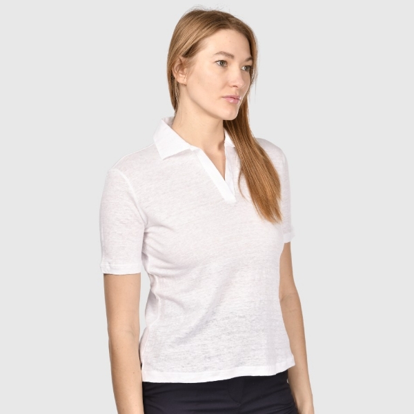 Immagine di Polo jersey skipper in puro lino