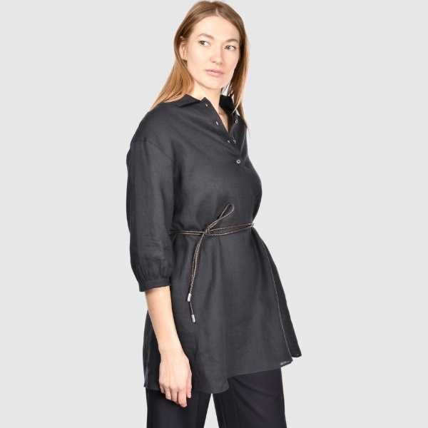 Immagine di Camicia lunga in lino