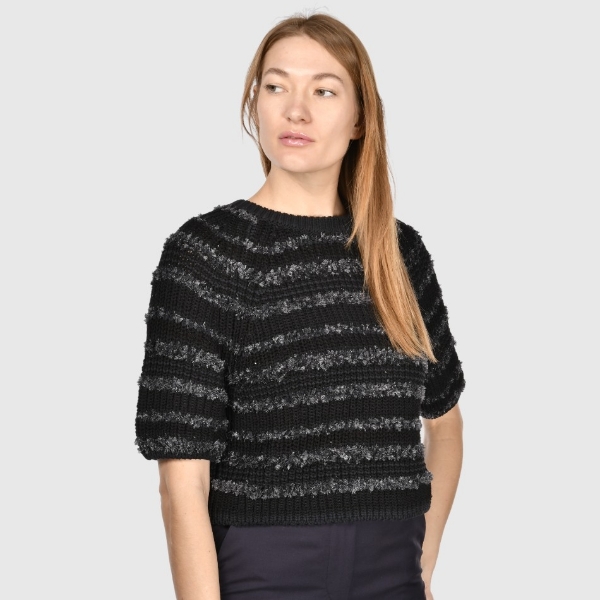 Immagine di T-shirt in maglia punto perla