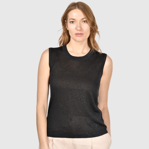Picture of Lurex knit tank top