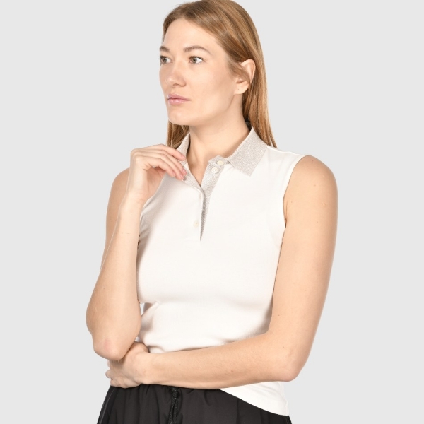 Picture of Sleeveless jersey polo