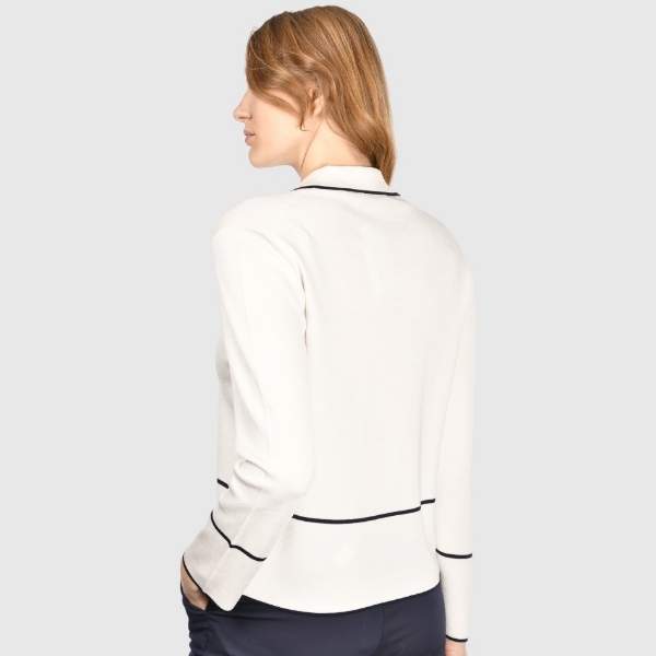 Picture of FULL MILANO STITCH ZIP KNIT SHIRT