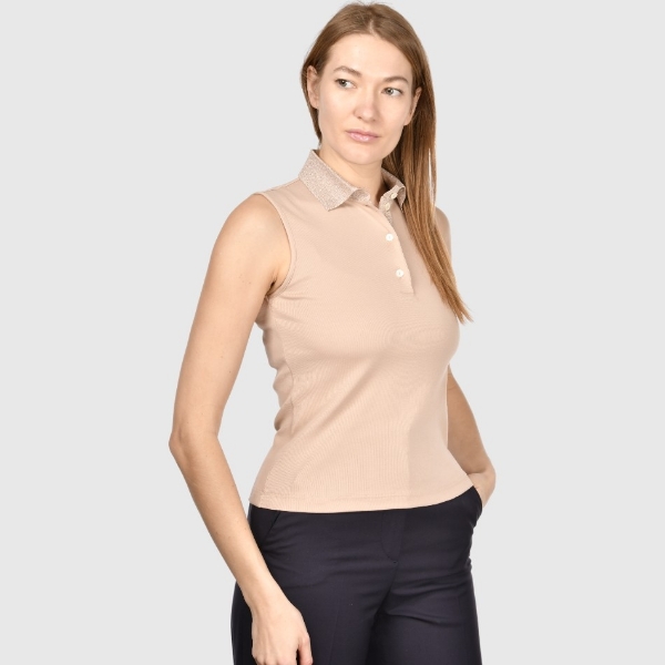 Immagine di Polo jersey senza maniche