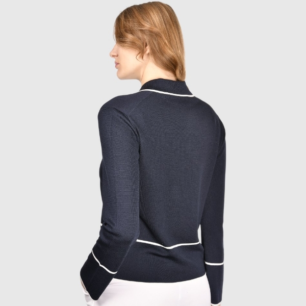 Picture of FULL MILANO STITCH ZIP KNIT SHIRT