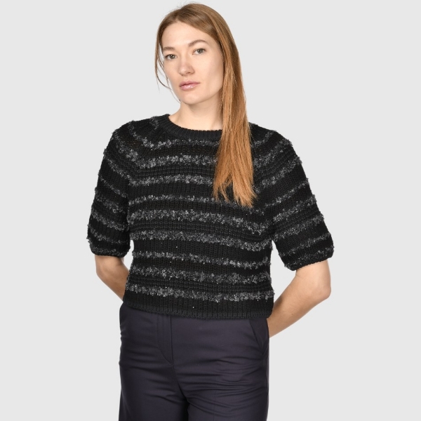 Immagine di T-shirt in maglia punto perla