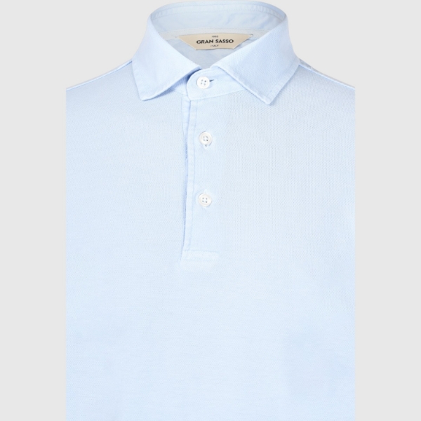 Picture of Long-sleeved vintage piquet polo