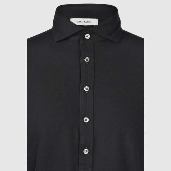 Picture of Five-buttons light piquet cotton polo
