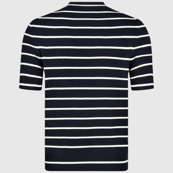 Immagine di T-shirt in maglia a righe in cotone organico