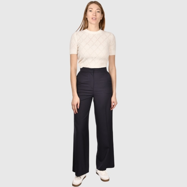 Picture of Cool wool palazzo trousers