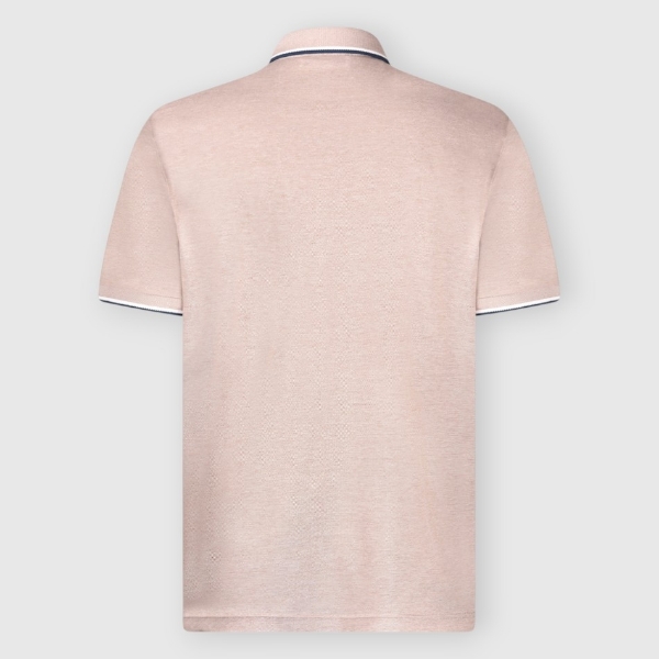 Picture of Mercerized cotton piquet jersey skipper polo