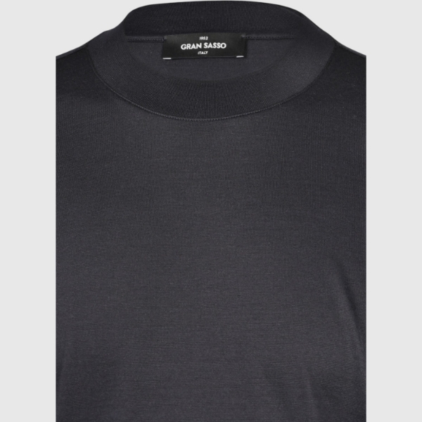 Immagine di T-shirt jersey in seta e cotone