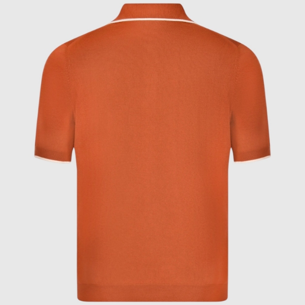 Immagine di Polo in maglia con dettagli a contrasto