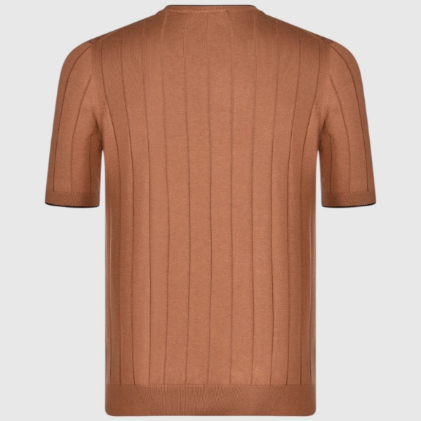 Picture of Silk ribbed knit t-shirt