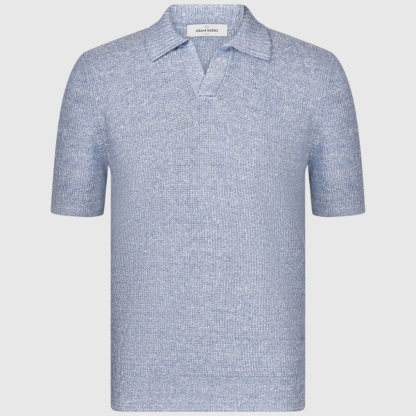 Immagine di Polo skipper in maglia chicco riso