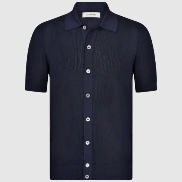 Immagine di Camicia in maglia lavorazione traforata